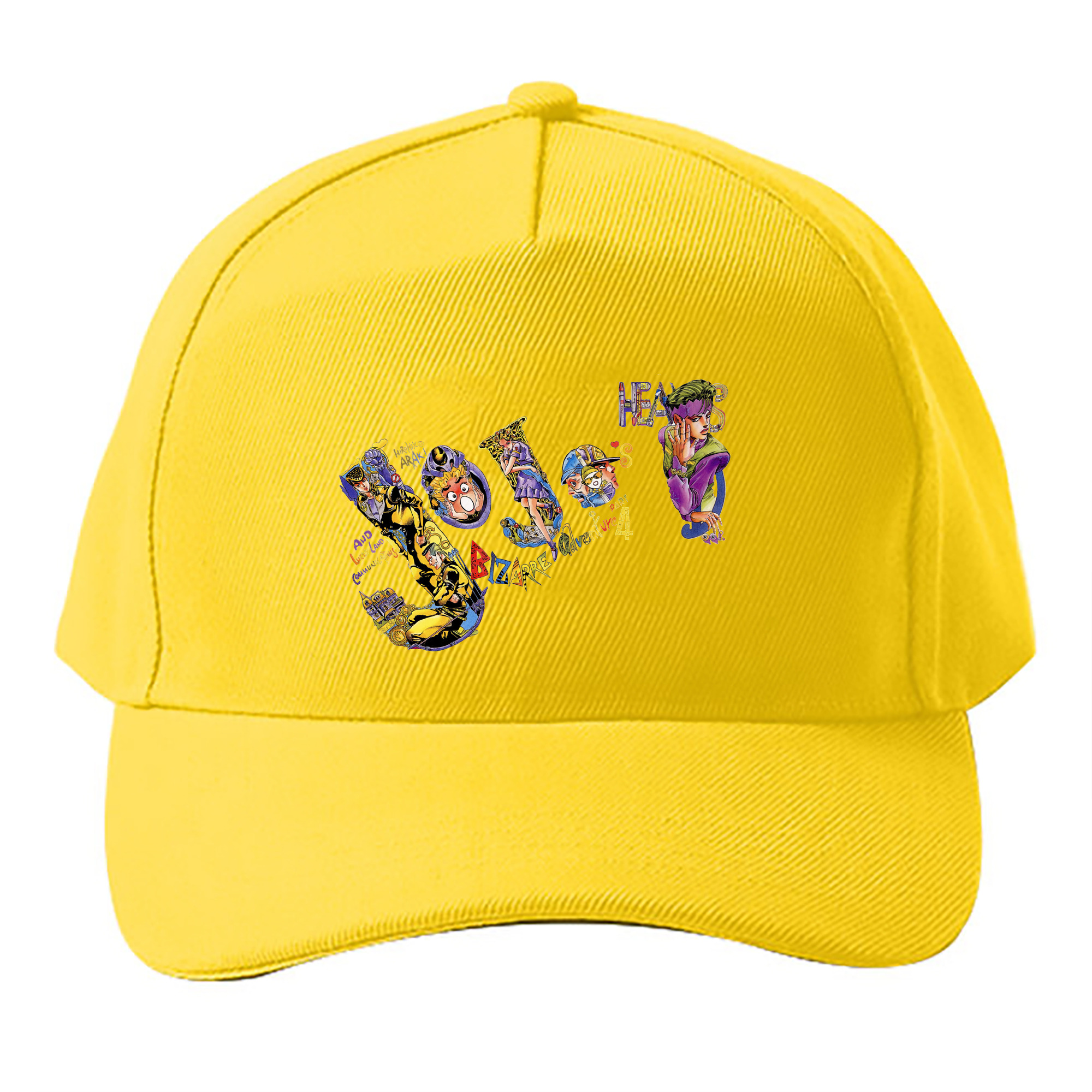（画像用） ジョジョの奇妙な冒険 JoJo's Bizarre Adventure ベースボールキャップ 綿100％ 男女兼用 帽子 スポーツ